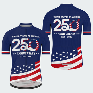 Men’s American Pride USA America 250 Anniversary Regular Fit Cycling Kit