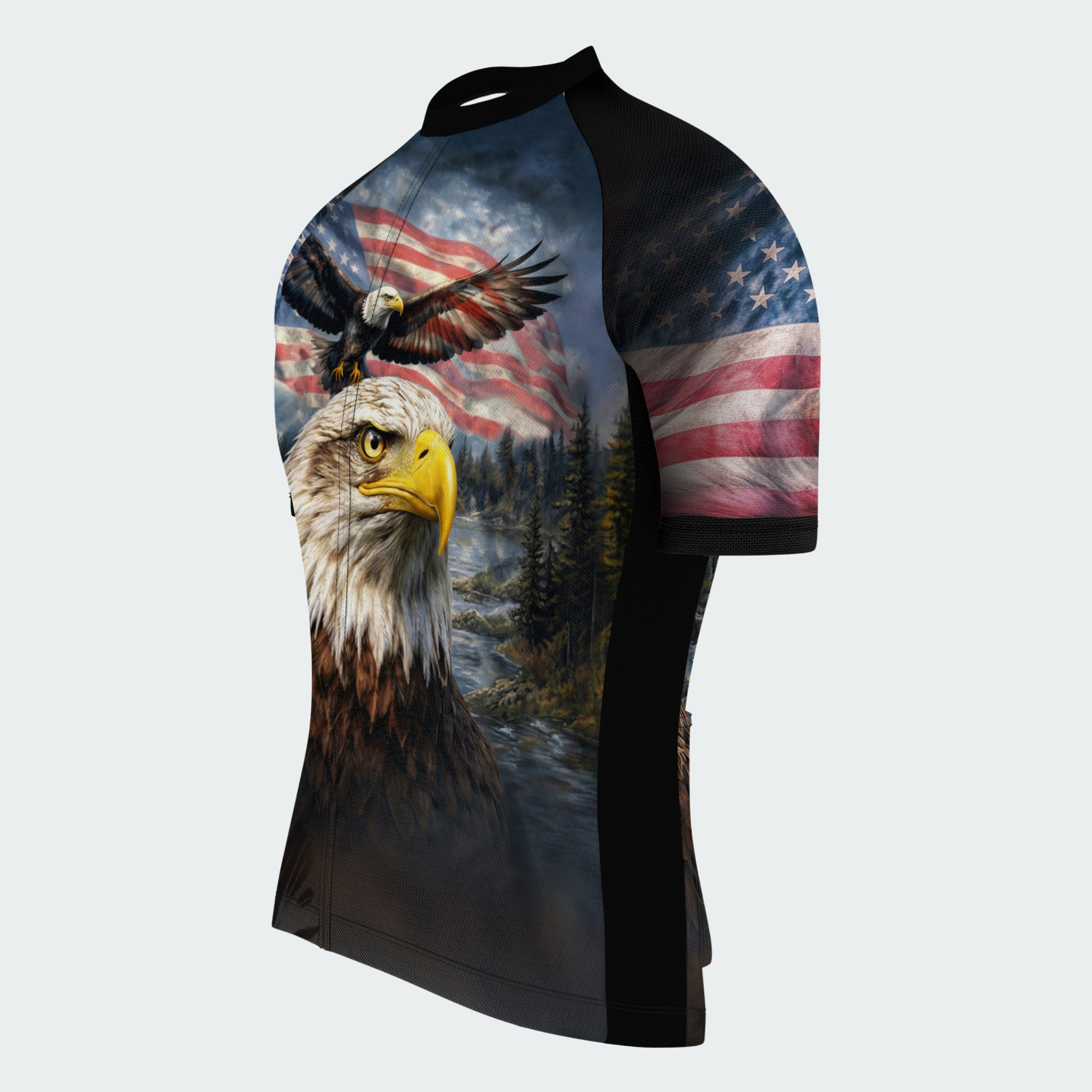 Men’s American Pride USA Majestic Eagle Freedom Regular Fit Cycling Kit