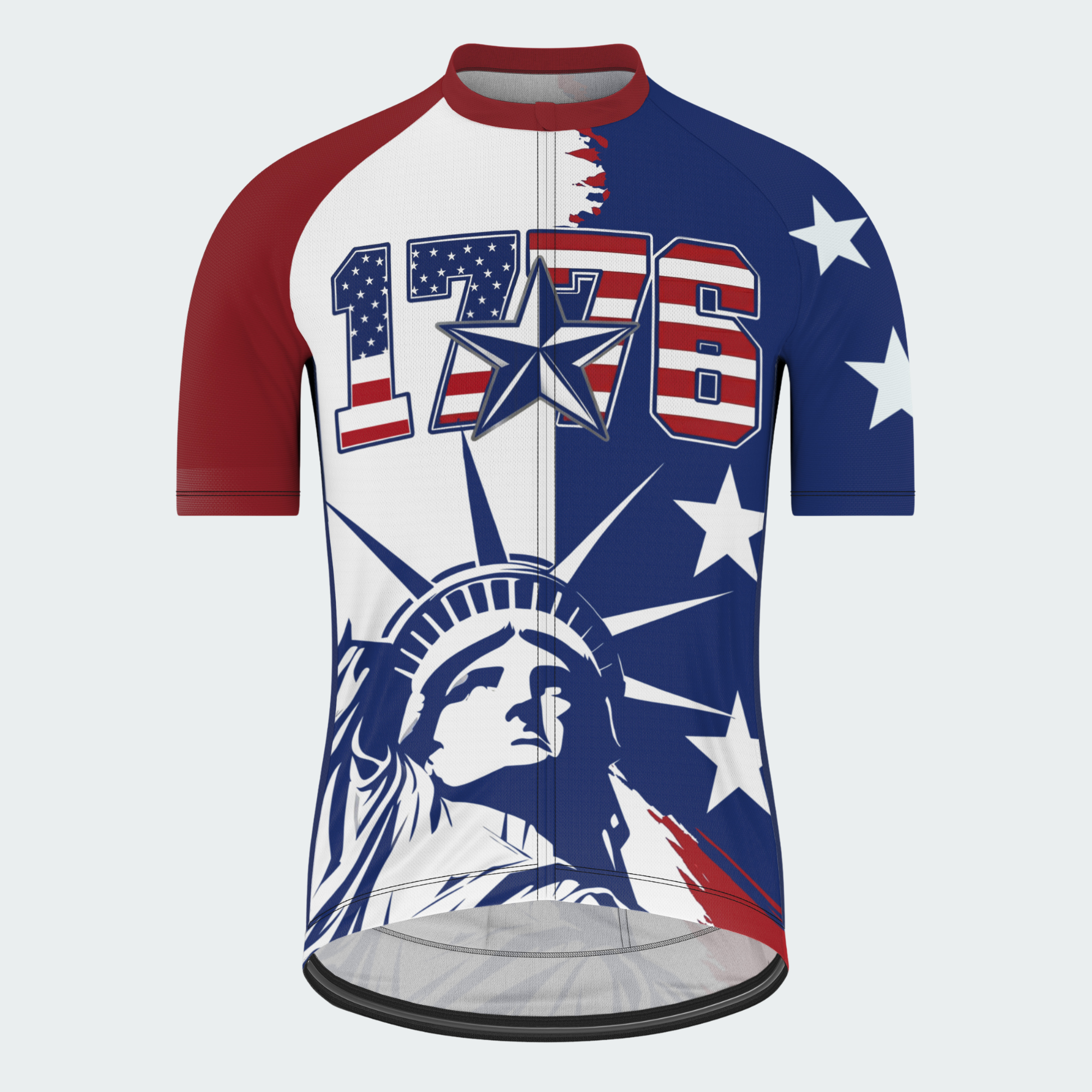 Men’s American Pride USA 1776 Statue of Liberty Regular Fit Cycling Kit