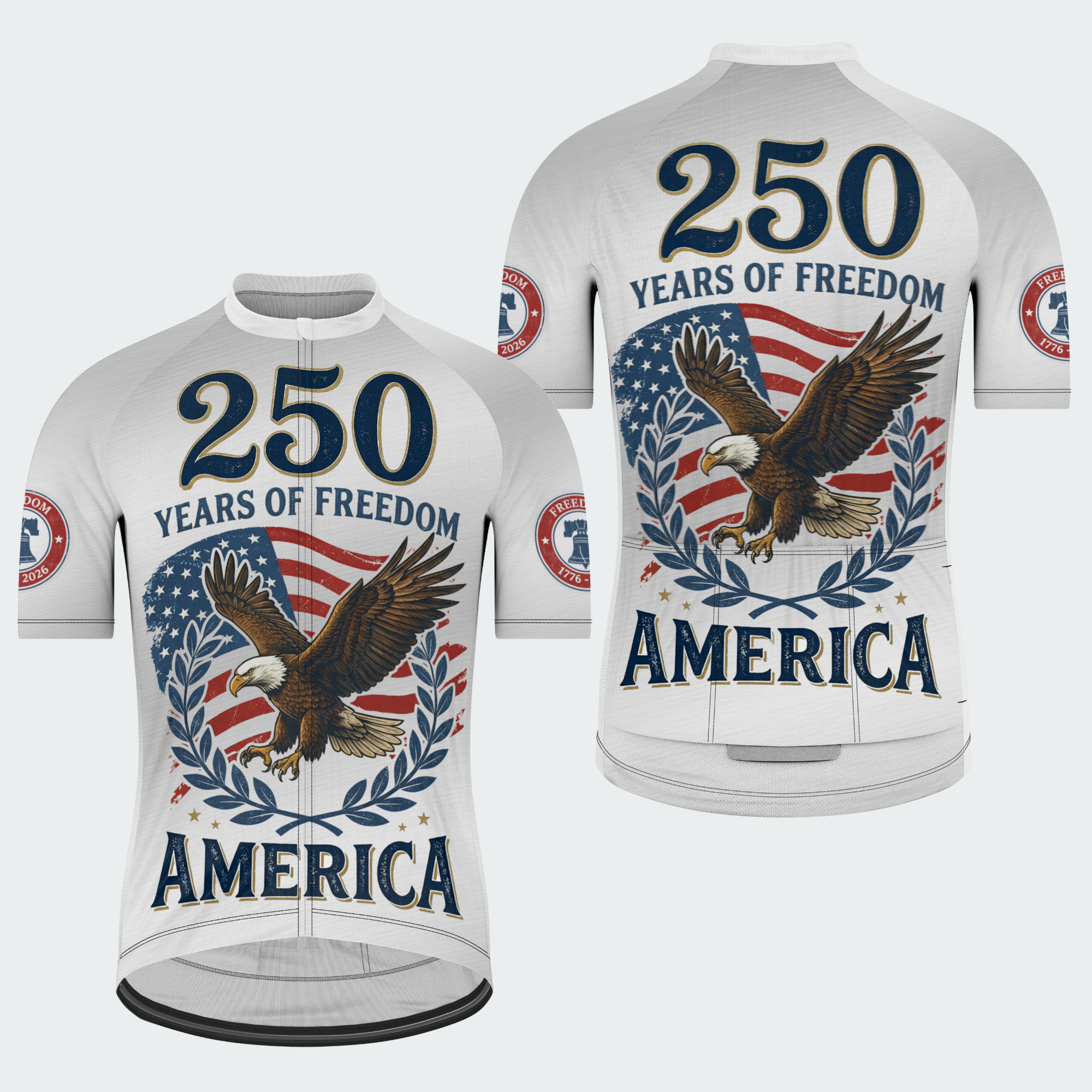 Men’s American Pride USA Heritage Eagle 250 Regular Fit Cycling Kit