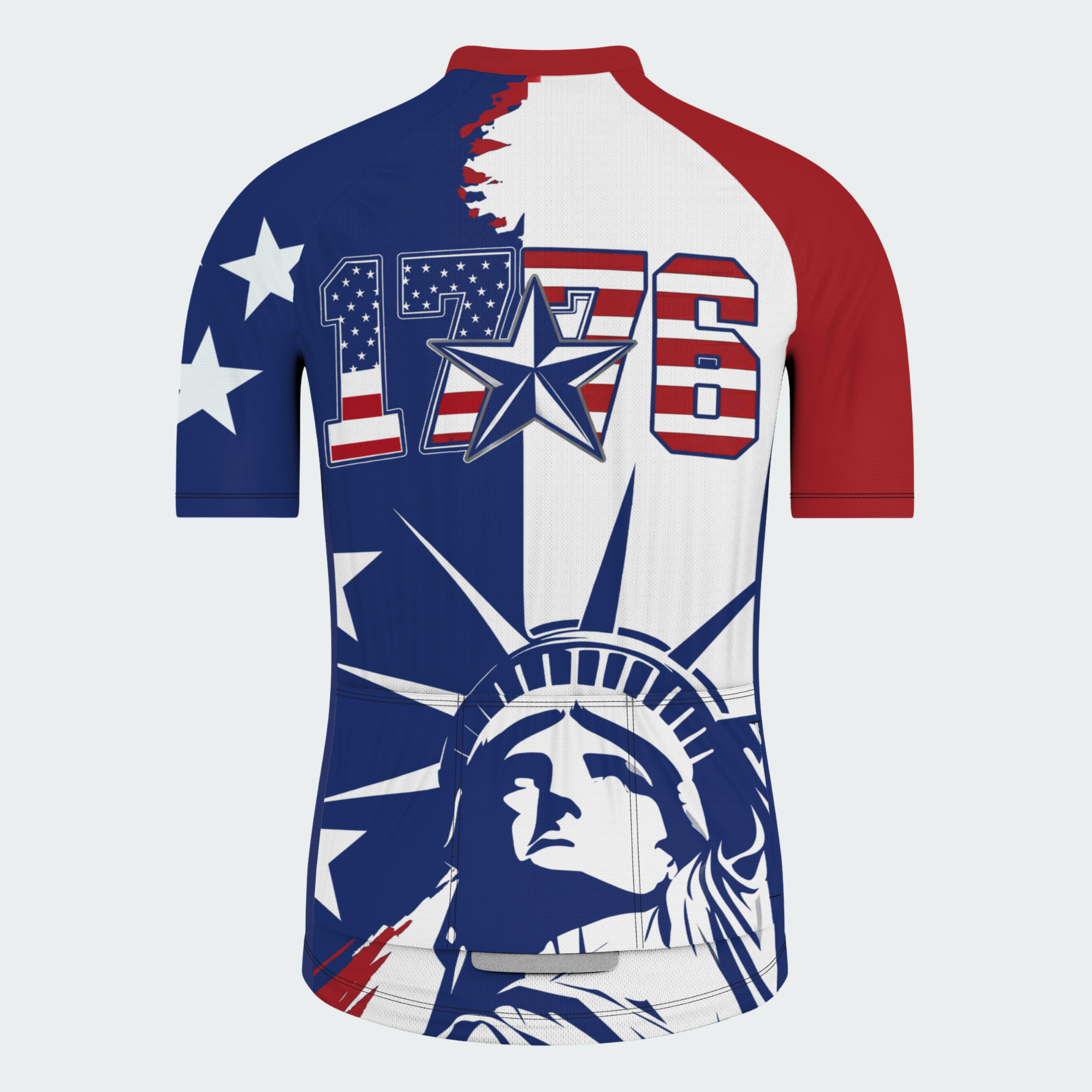 Men’s American Pride USA 1776 Statue of Liberty Regular Fit Cycling Kit