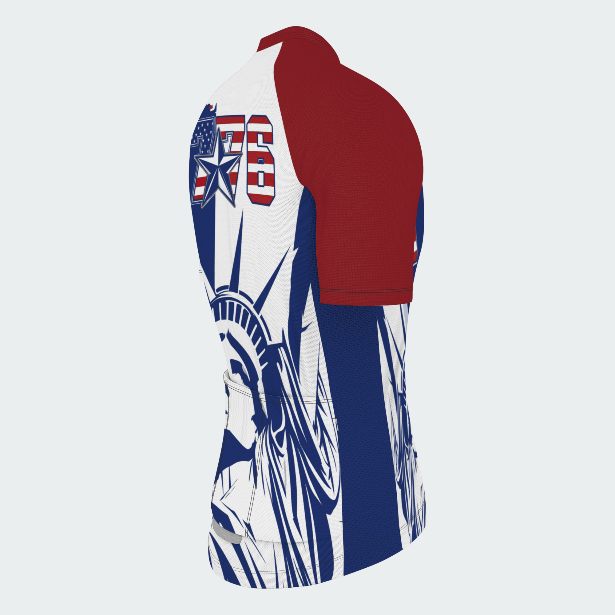 Men’s American Pride USA 1776 Statue of Liberty Regular Fit Cycling Kit