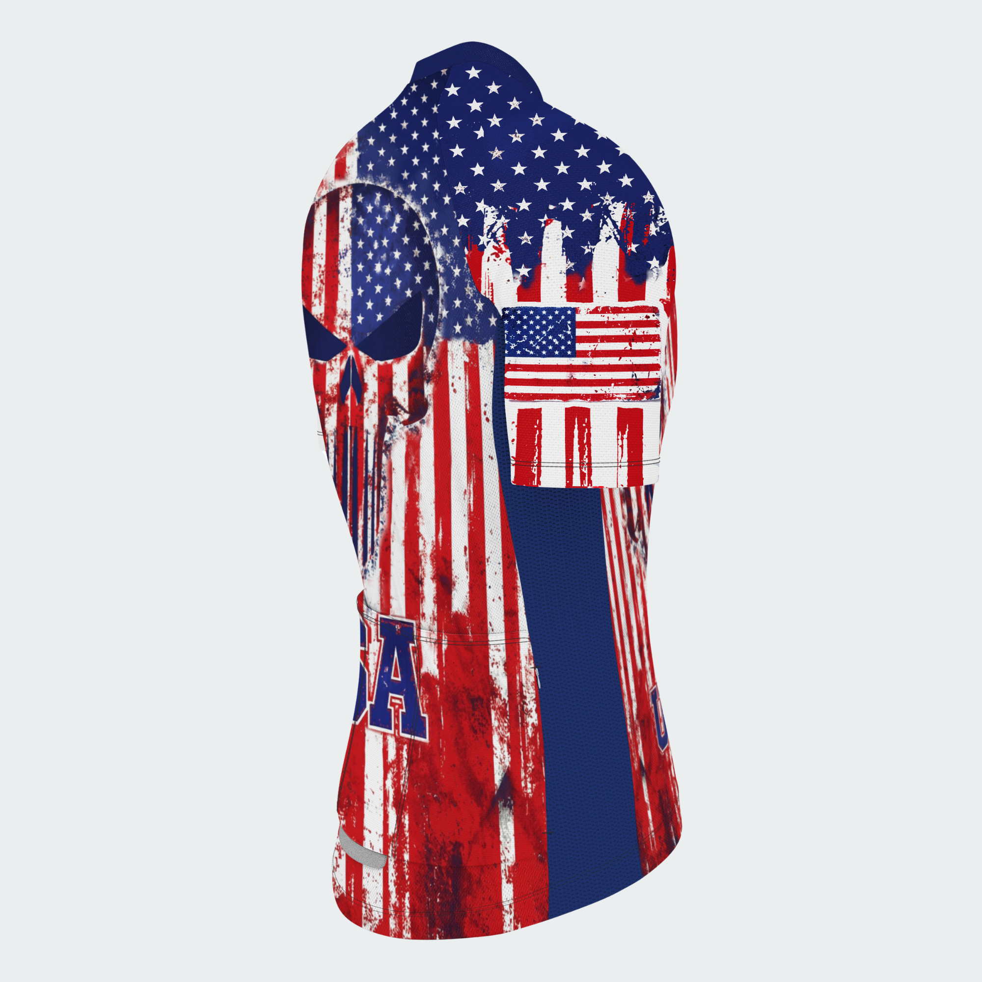 Men’s American Pride USA Freedom Skull Grit Regular Fit Cycling Kit