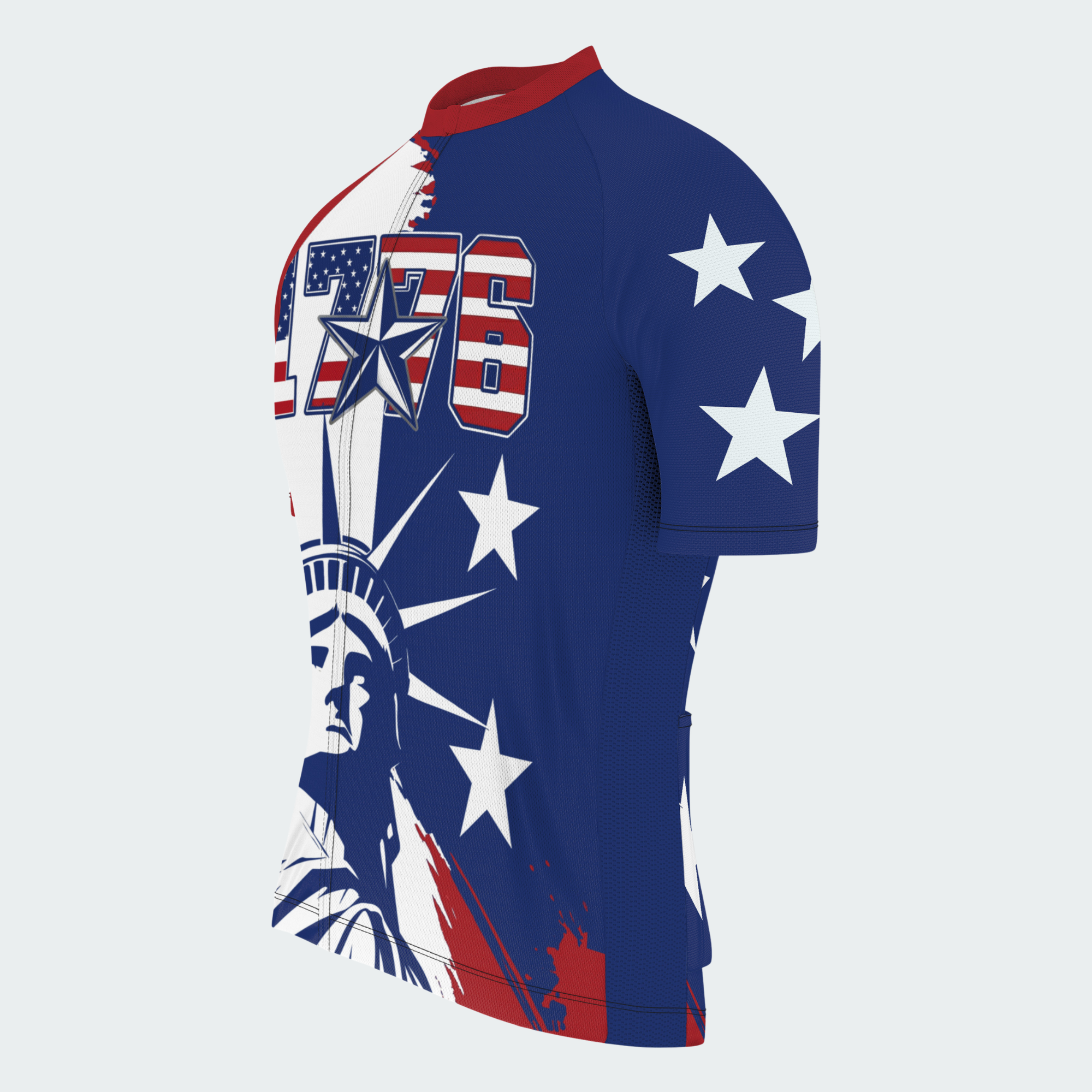 Men’s American Pride USA 1776 Statue of Liberty Regular Fit Cycling Kit