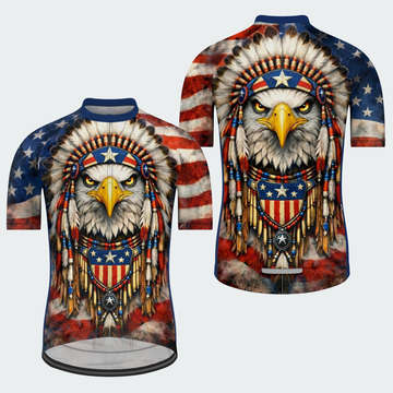 Men’s American Pride USA Tribal Eagle Spirit Regular Fit Cycling Kit