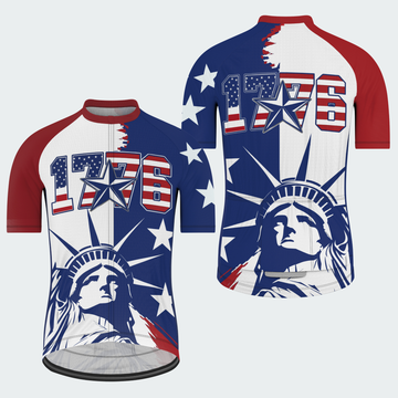 Men’s American Pride USA 1776 Statue of Liberty Regular Fit Cycling Kit