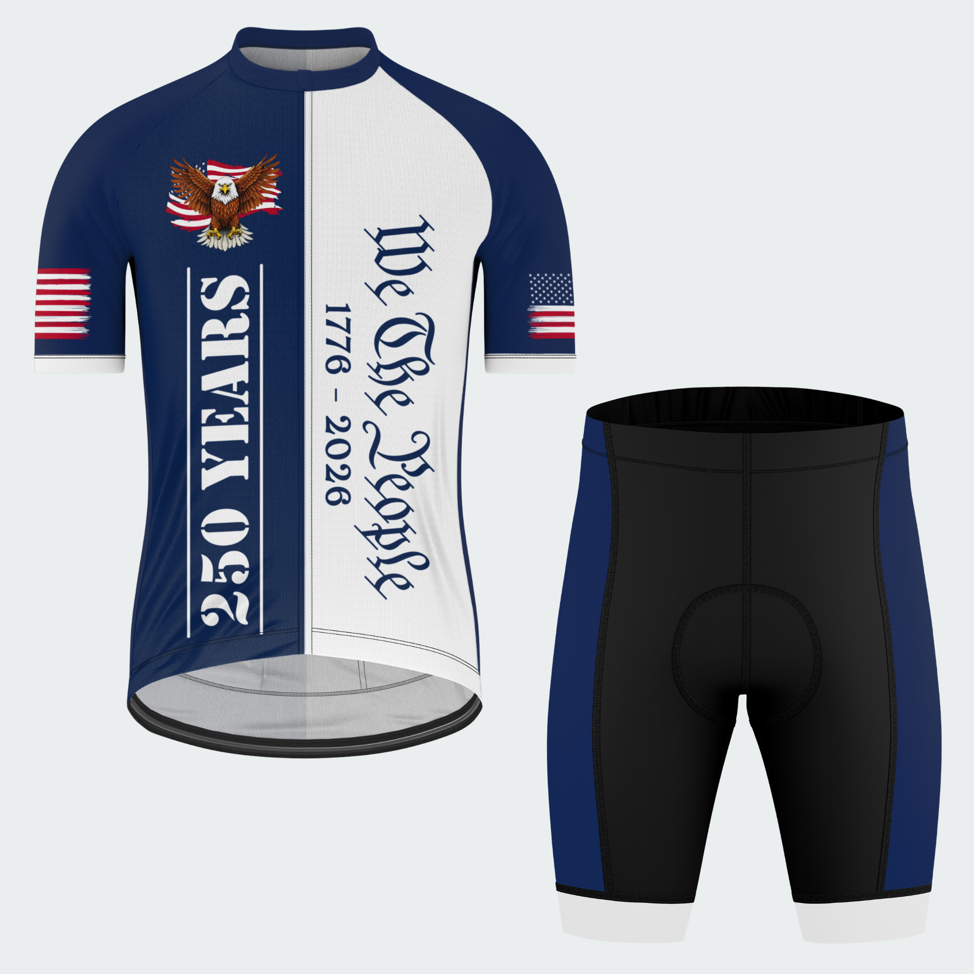 Men’s American Pride USA Freedom Spirit 250 Regular Fit Cycling Kit