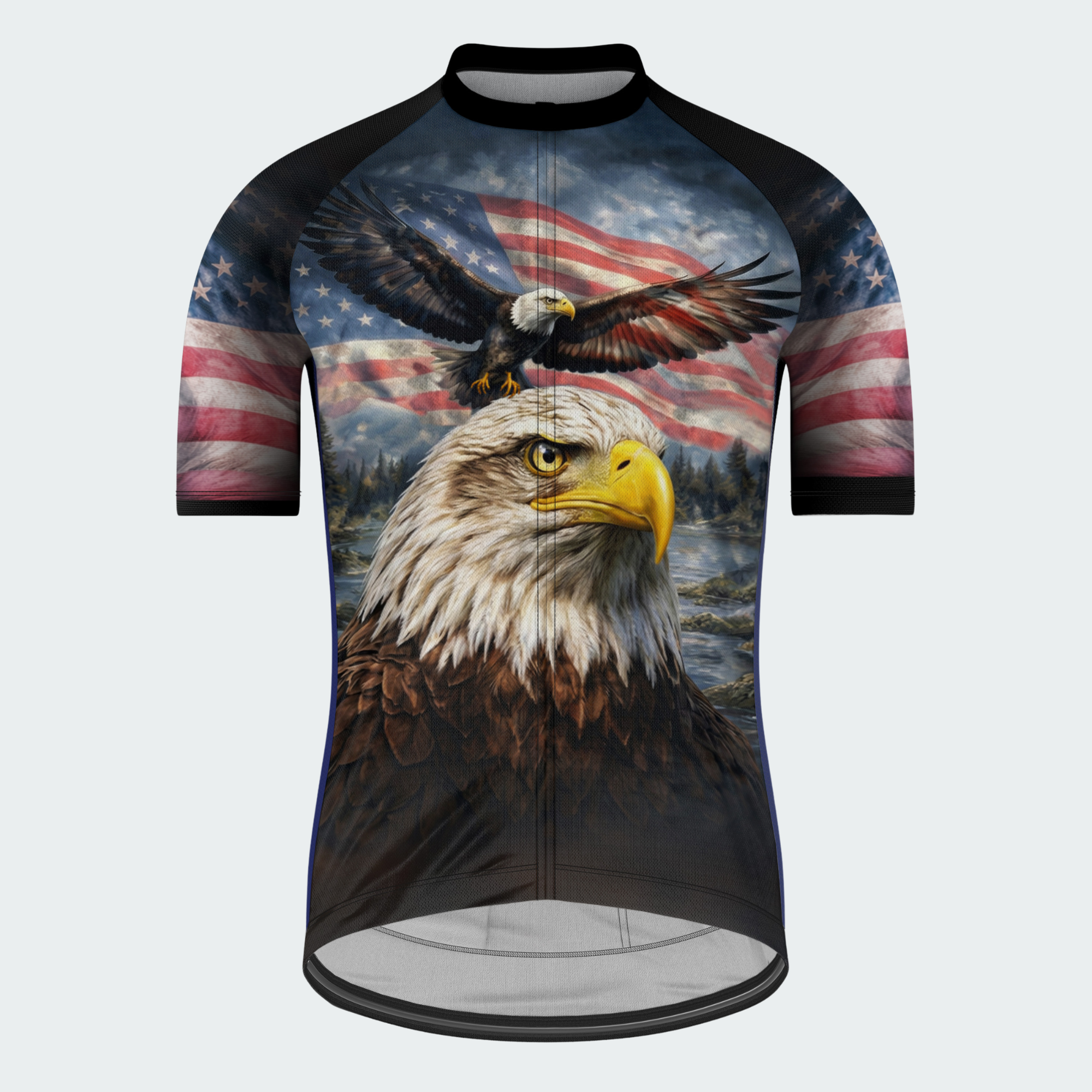 Men’s American Pride USA Majestic Eagle Freedom Regular Fit Cycling Kit