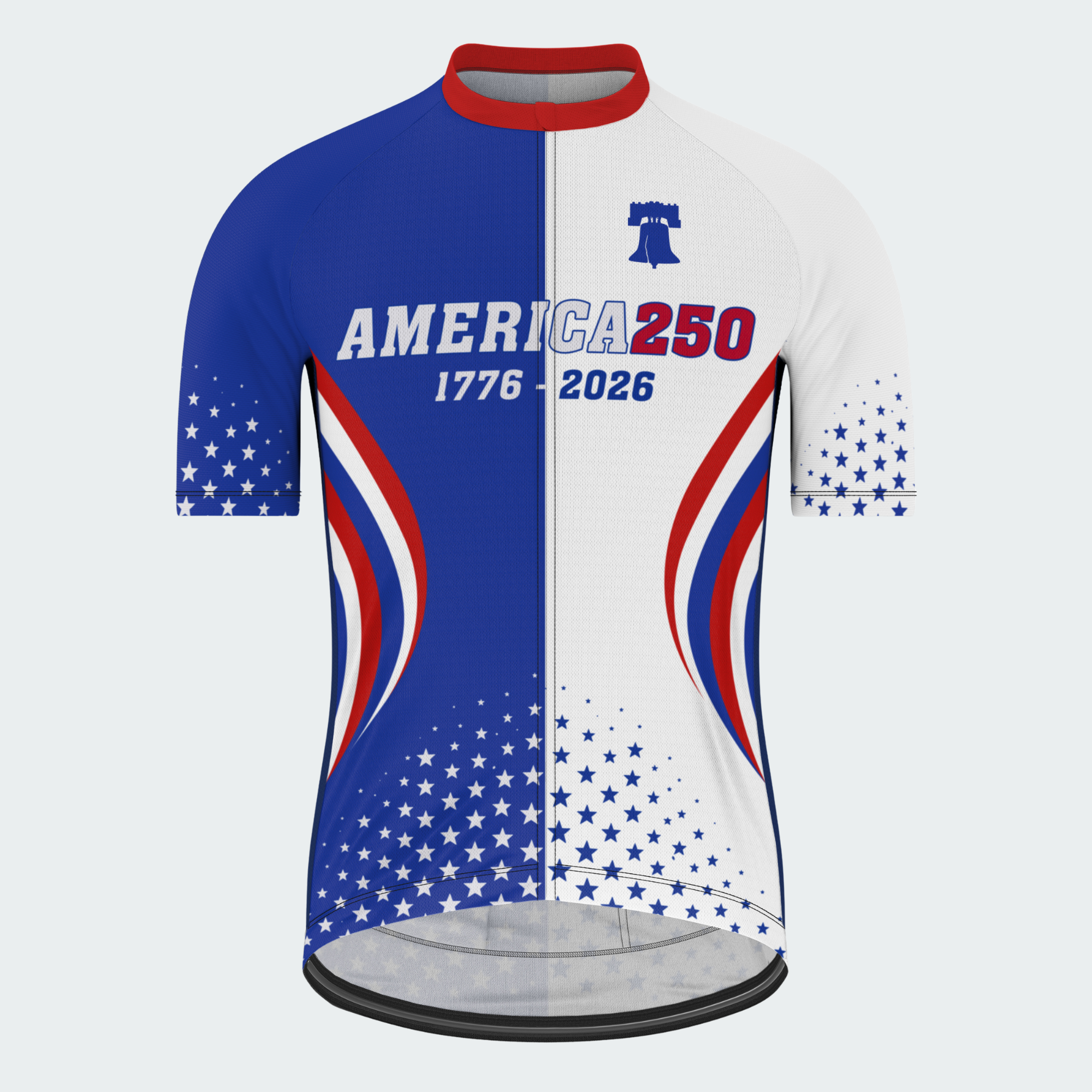 Men’s American Pride USA Stars Freedom 250 Regular Fit Cycling Kit