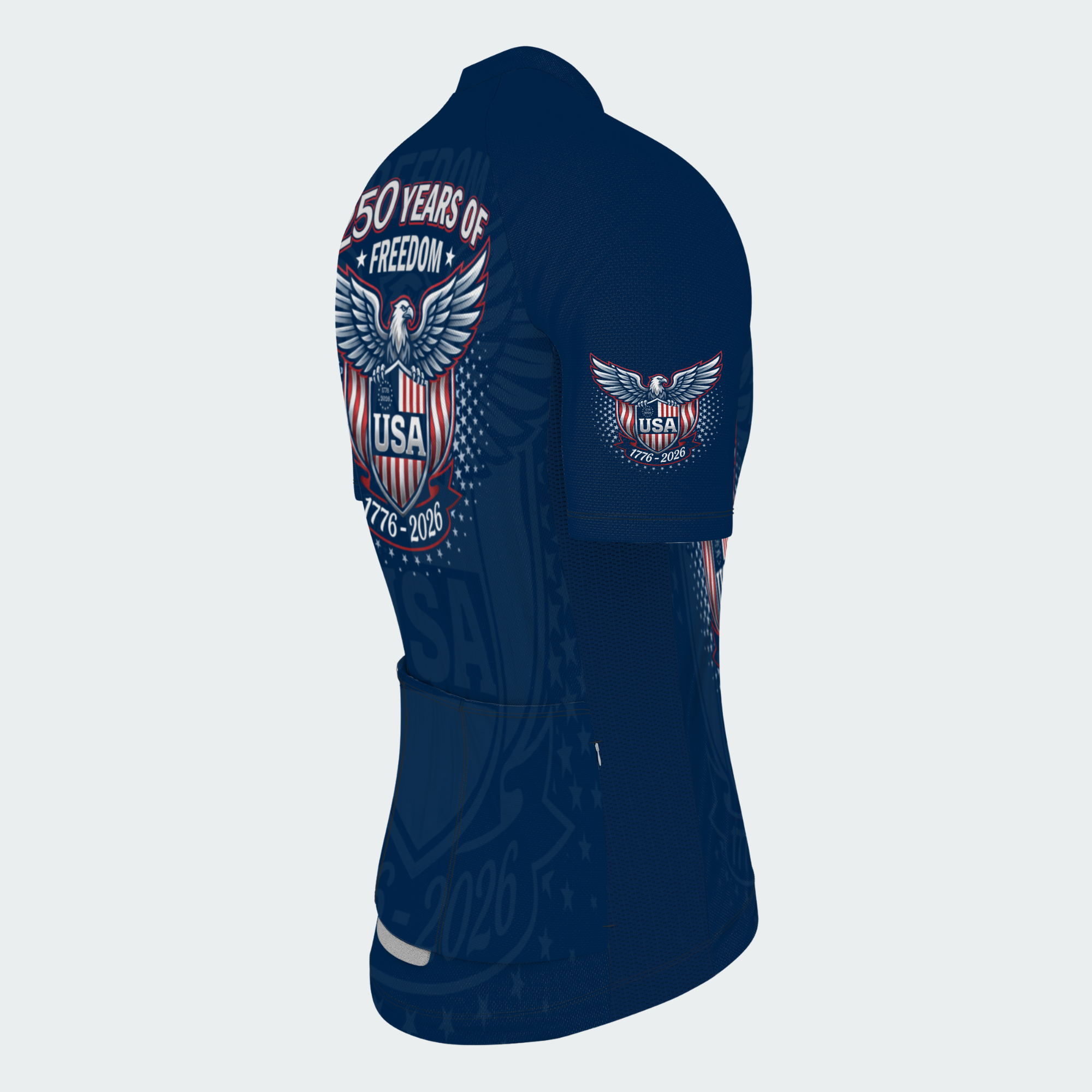 Men’s American Pride USA Patriotic Eagle Shield 250 Regular Fit Cycling Kit