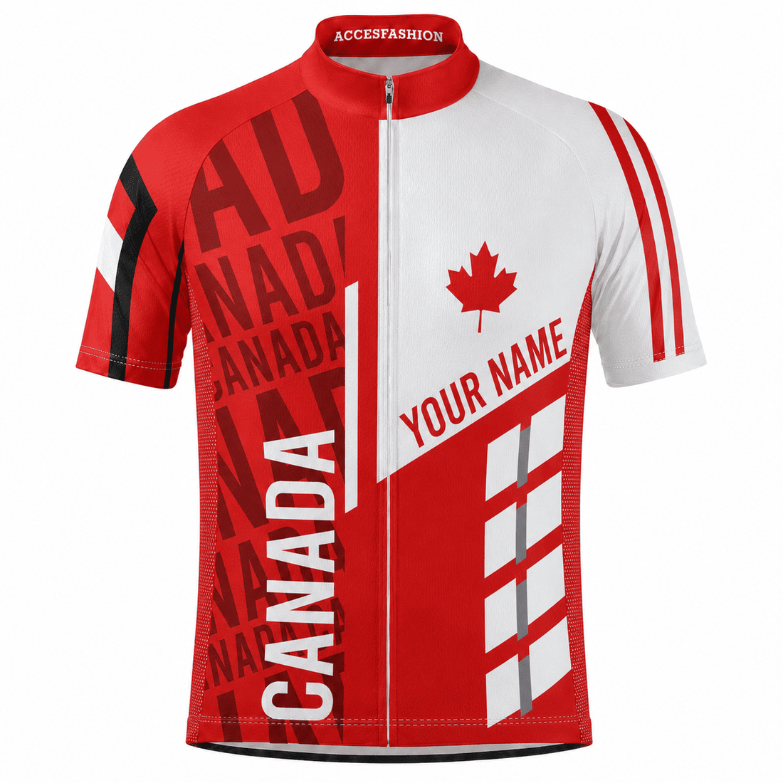 Canada Around the World Cycling Kit for Men & Women – Custom Name