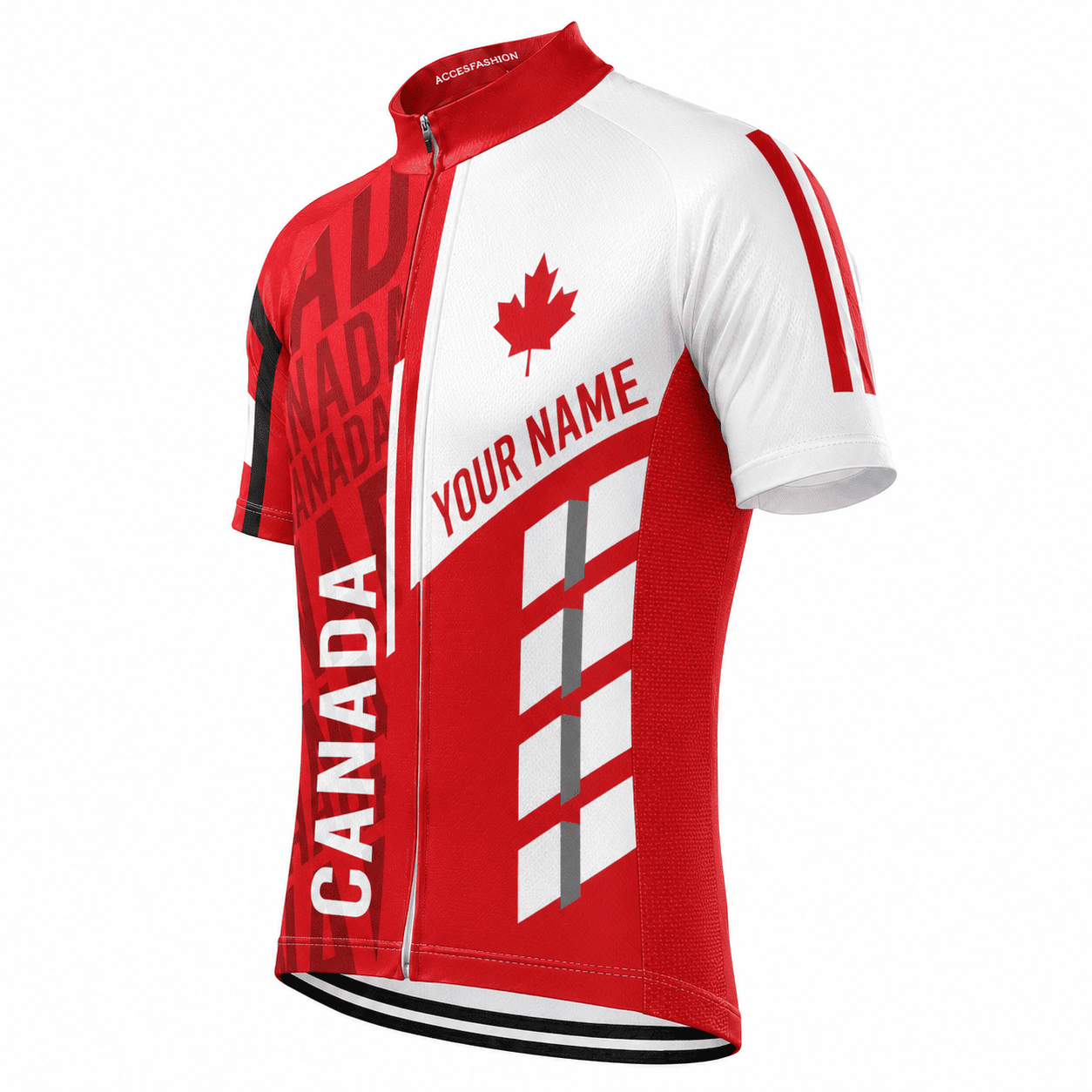 Canada Around the World Cycling Kit for Men & Women – Custom Name