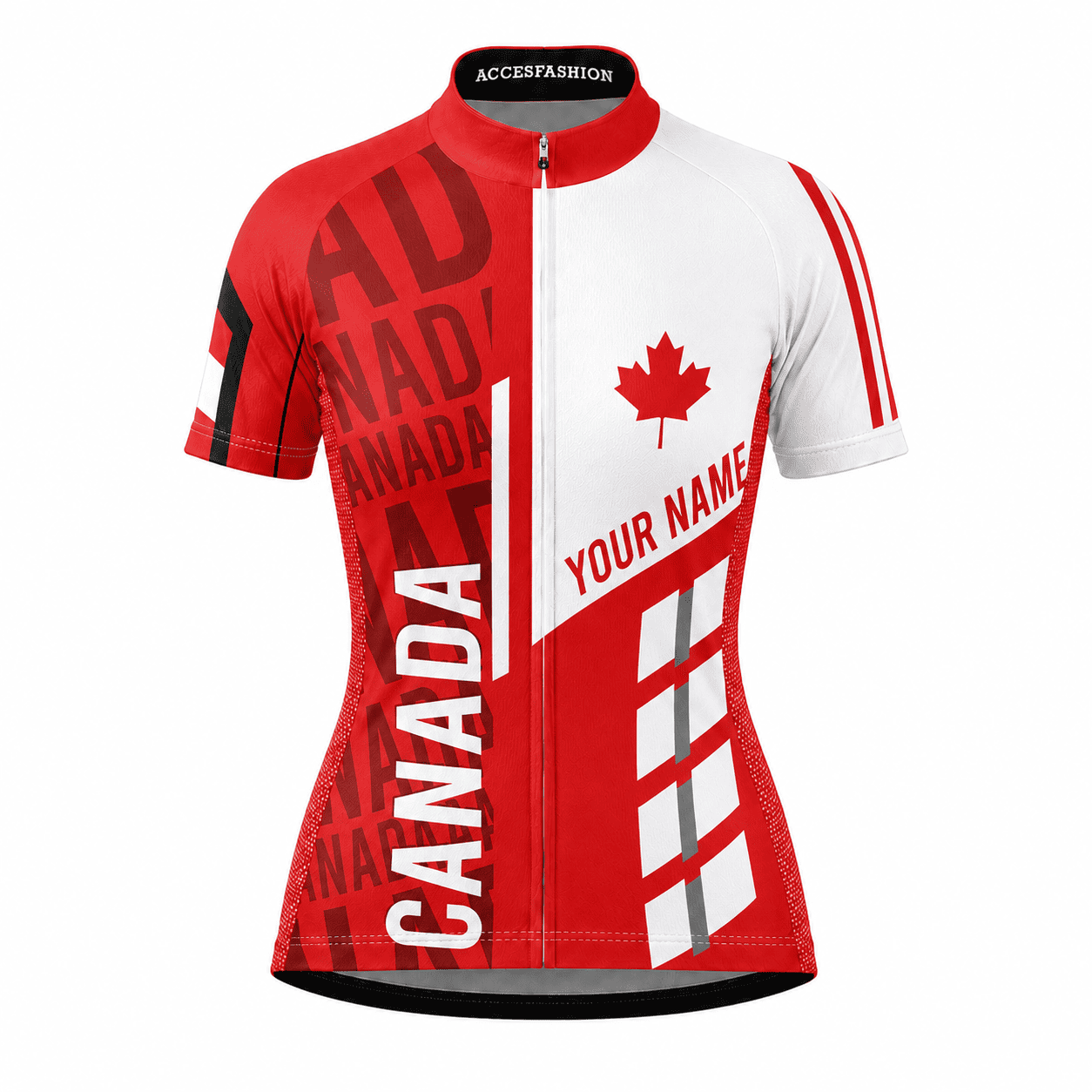 Canada Around the World Cycling Kit for Men & Women – Custom Name