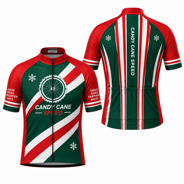 Candy Cane Speed Christmas Cycling Jersey & Kit