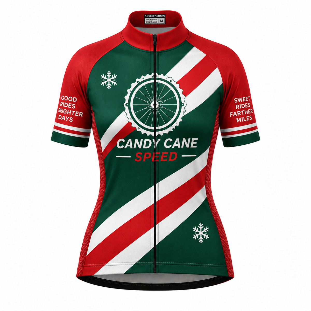 Candy Cane Speed Christmas Cycling Jersey & Kit