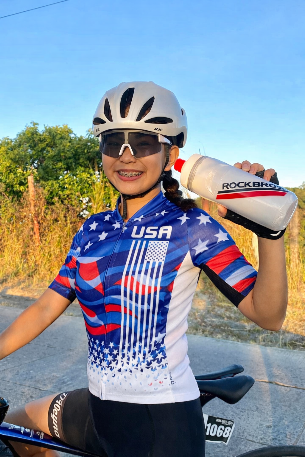 Patriotic journey - Women's Short Sleeve Cycling Jersey