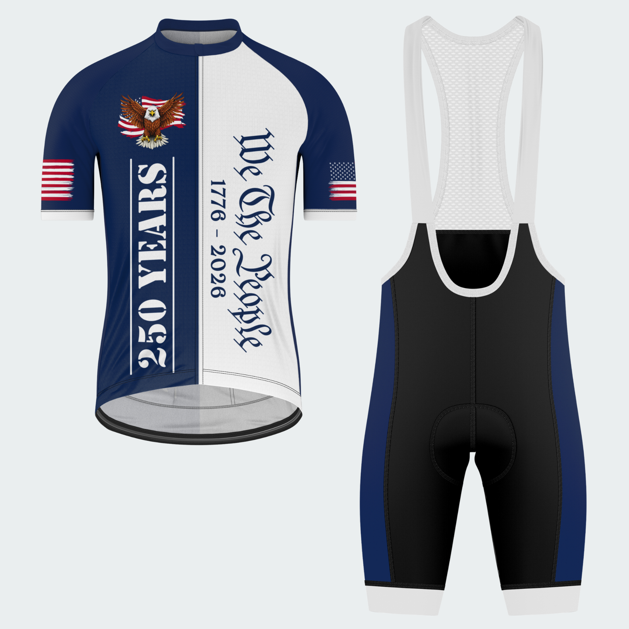 Men’s American Pride USA Freedom Spirit 250 Regular Fit Cycling Kit