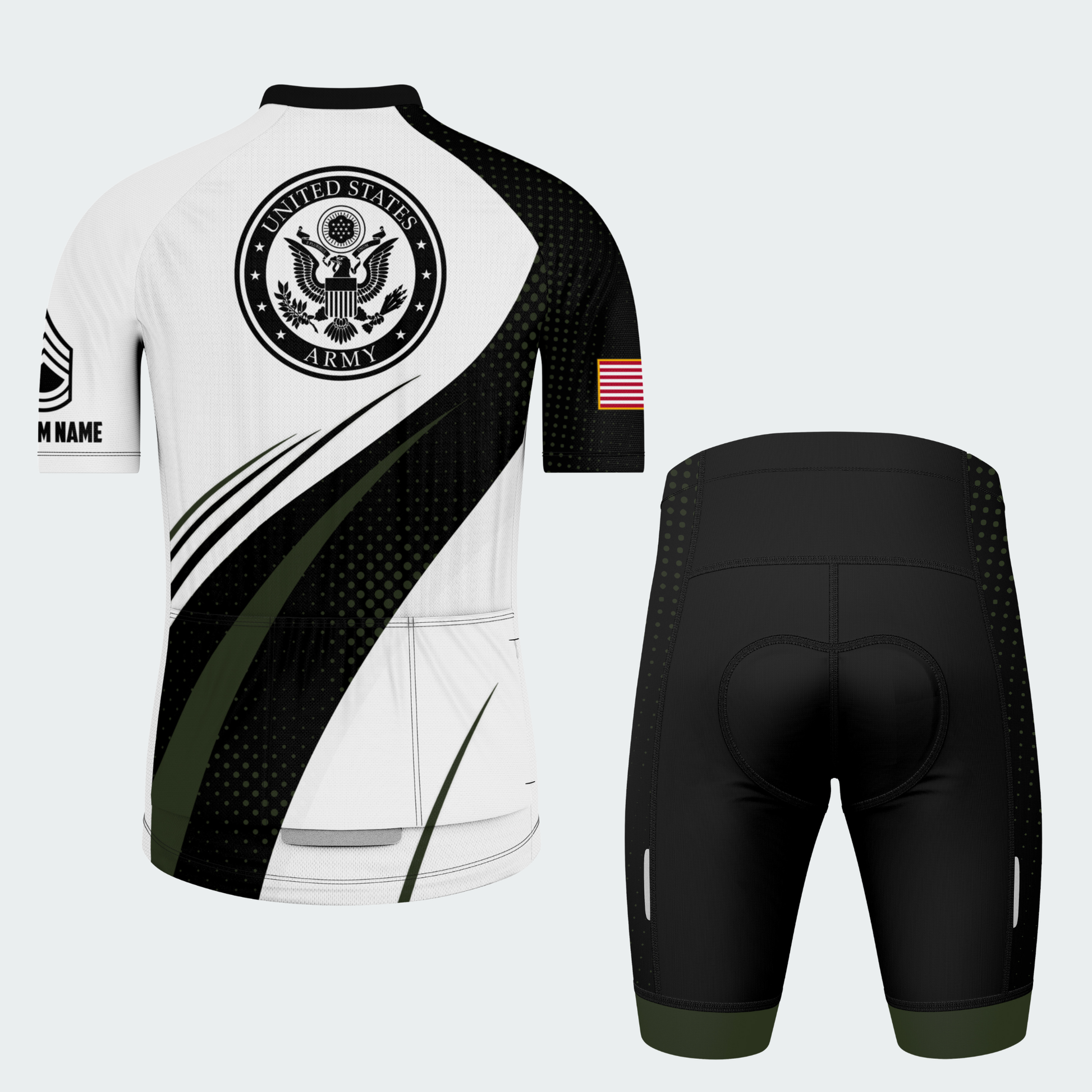 Men’s Personalized U.S. Army Proud Veteran Cycling Jersey & Kit