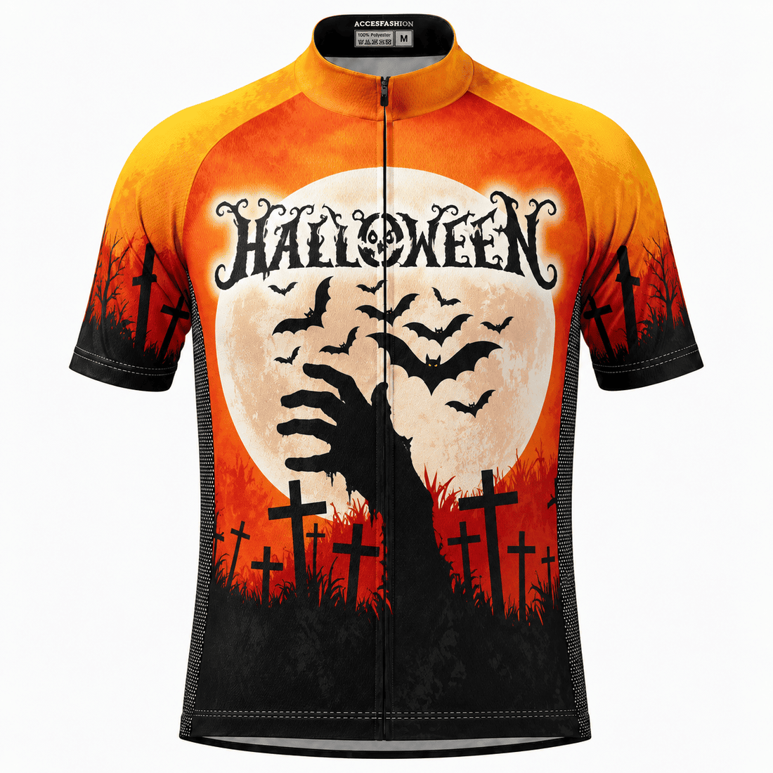 Halloween Graveyard Moon Cycling Jersey & Kit