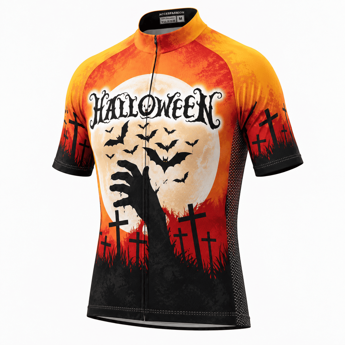 Halloween Graveyard Moon Cycling Jersey & Kit
