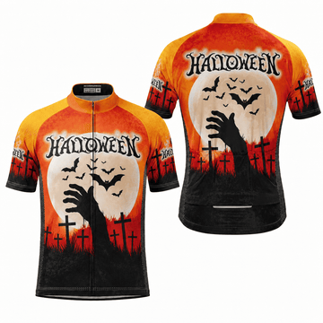 Halloween Graveyard Moon Cycling Jersey & Kit
