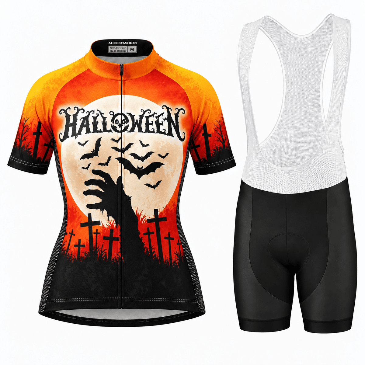 Halloween Graveyard Moon Cycling Jersey & Kit