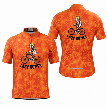 Lazy Bones Halloween Skeleton Cycling Jersey & Kit