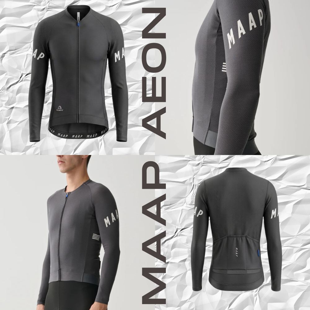 MAAP Aeon Men's Longsleeve Jersey Asphalt
