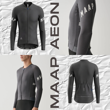 MAAP Aeon Men's Longsleeve Jersey Asphalt