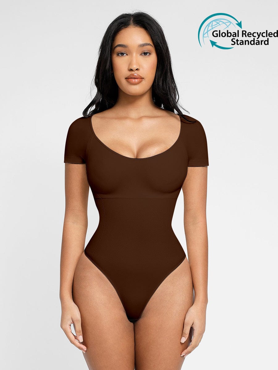 🌿Eco-friendly Seamless Super Strong Chest Support Shapewear Bodysuit