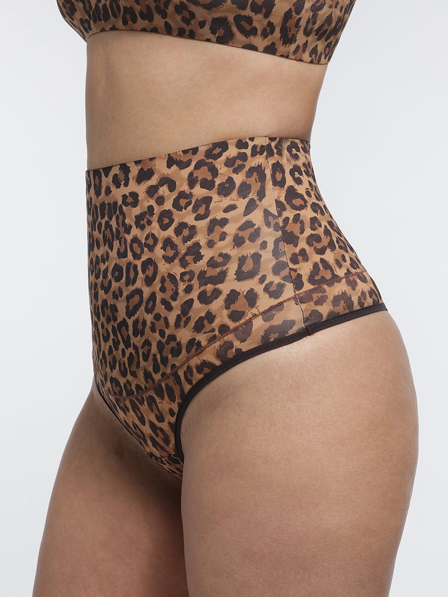 High Waist Tummy Control Thong Shapewear Panties