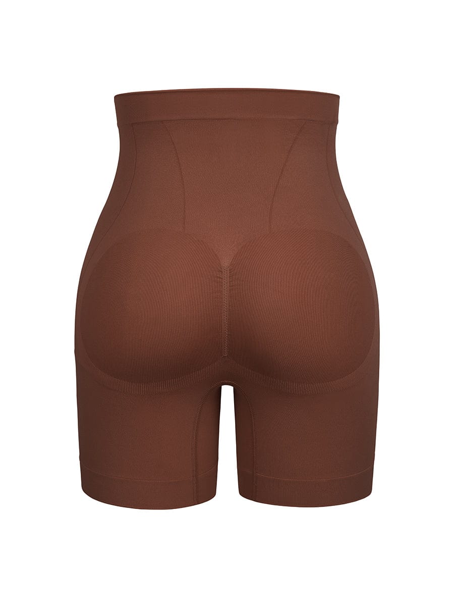 Seamless Slimming Mid-Waist Tummy Control Boyshorts Panties