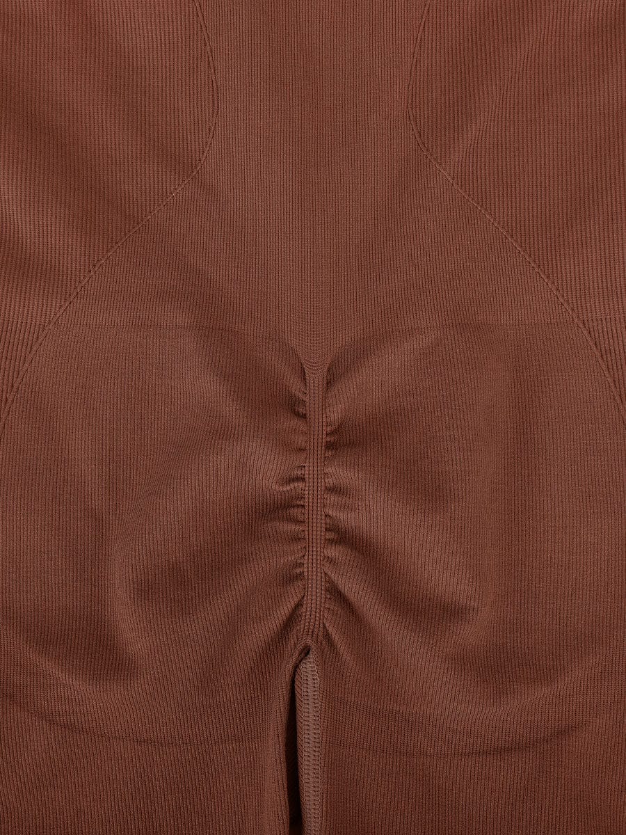 Seamless Zip Front Full-Length Racerback 2-in-1 Sport Shaping Jumpsuit