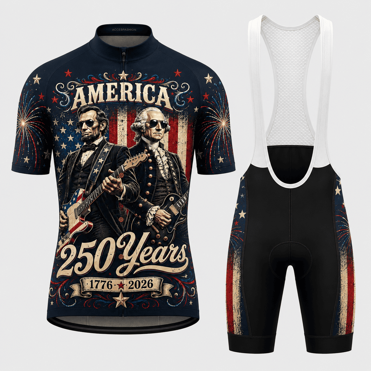 Men's America 250 Years Freedom Rock cycling kit
