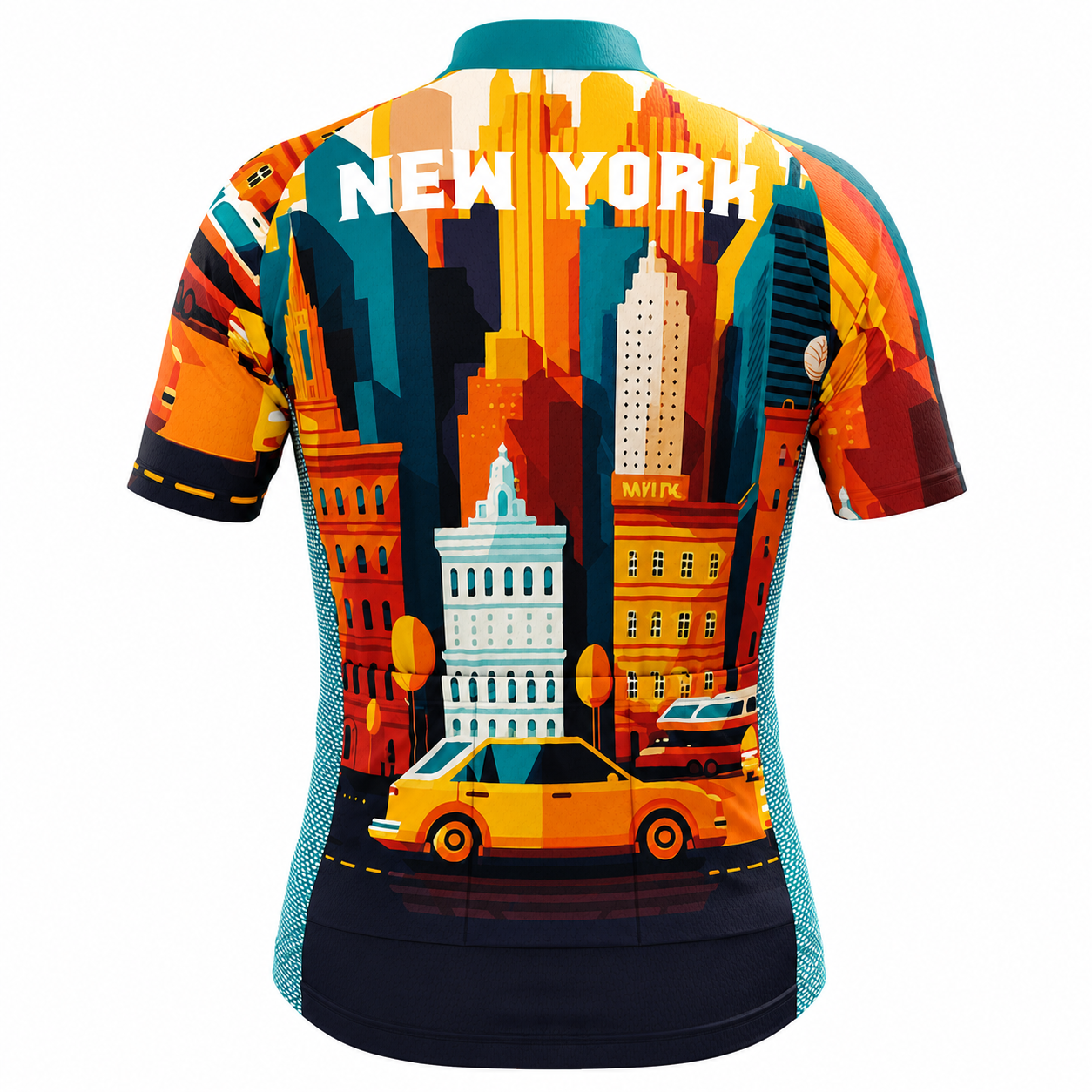 Men's Around The World - New York City Short Sleeve Cycling Jersey & Kit