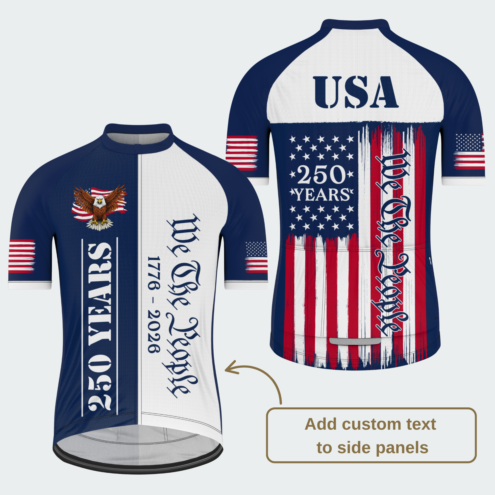 Men’s American Pride USA Freedom Spirit 250 Regular Fit Cycling Kit