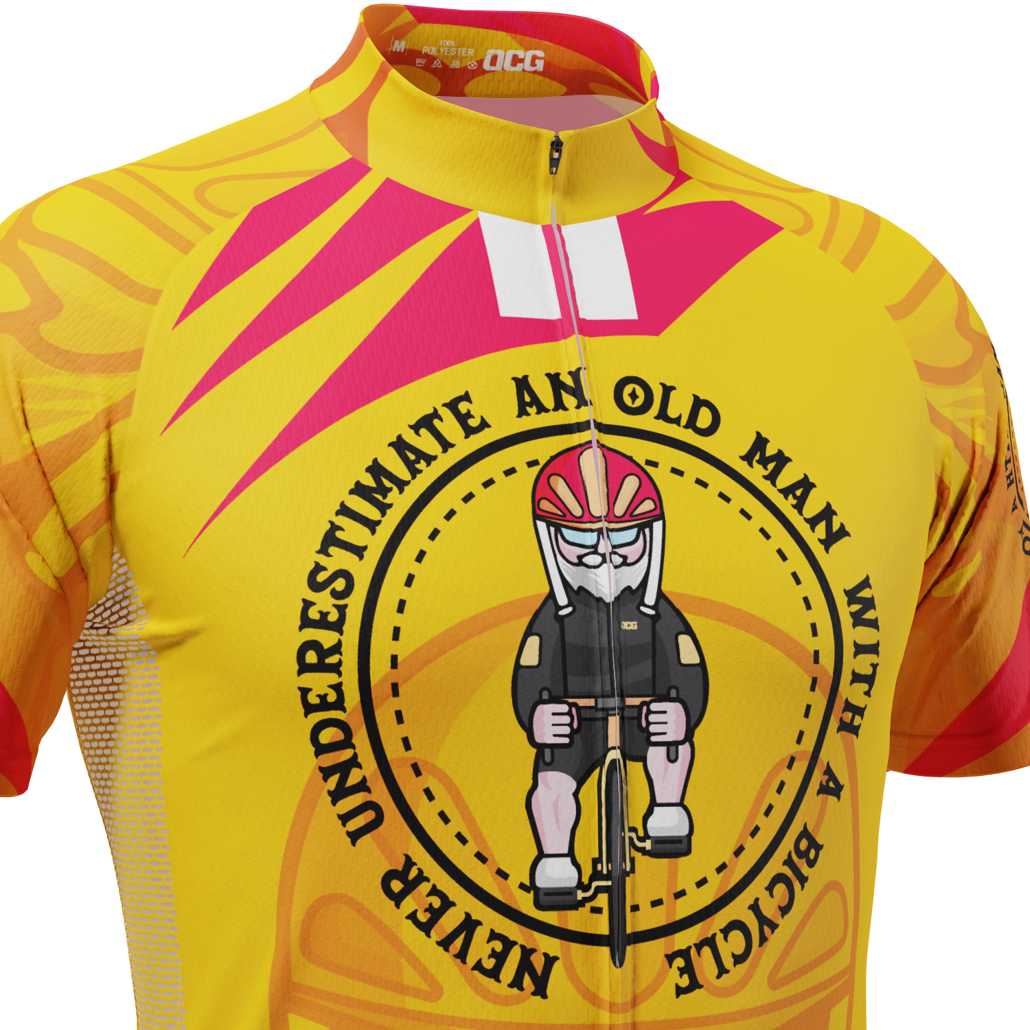Men's Never Underestimate an Old Man Series 2 Short Sleeve Cycling Jersey
