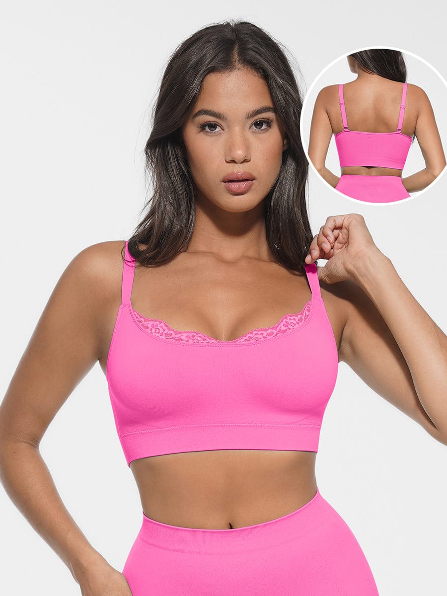 Seamless Scoop Smooth Back Fat Bralettes Bras