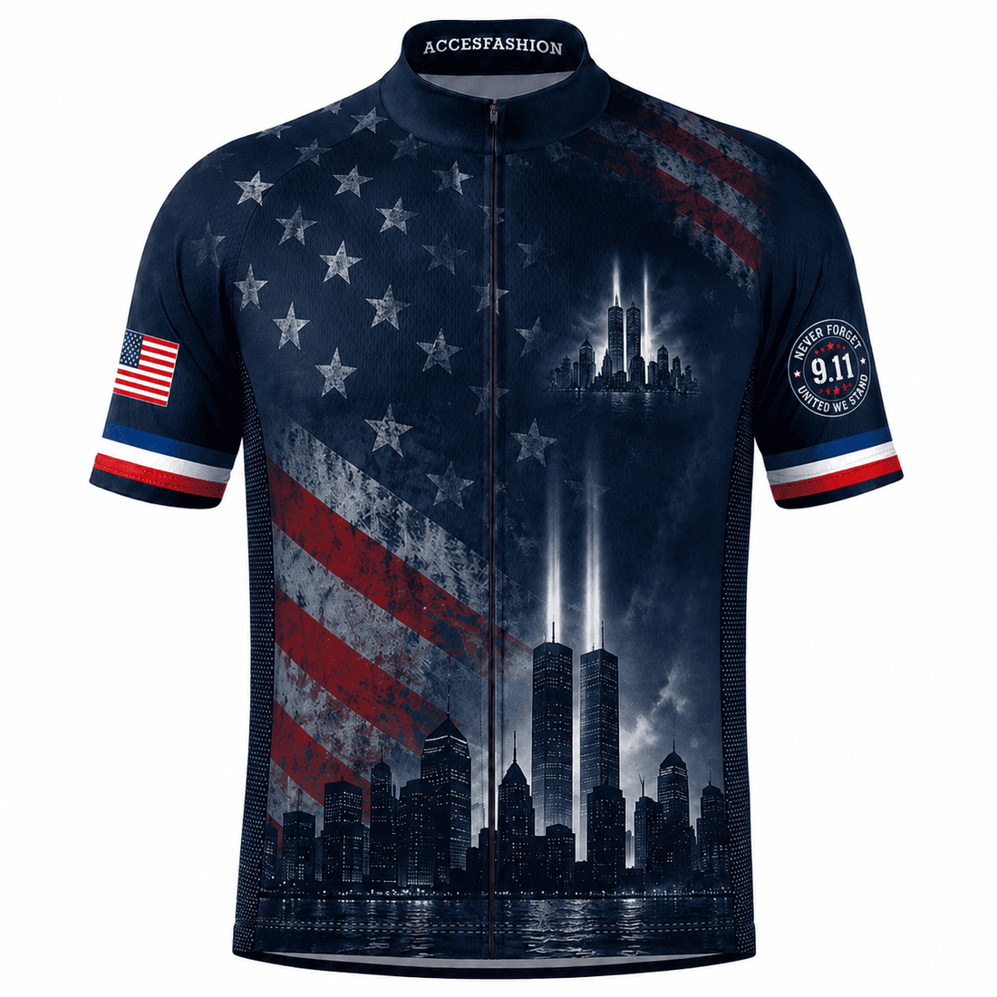 Never Forget 9/11 25th Anniversary Memorial Cycling Kit
