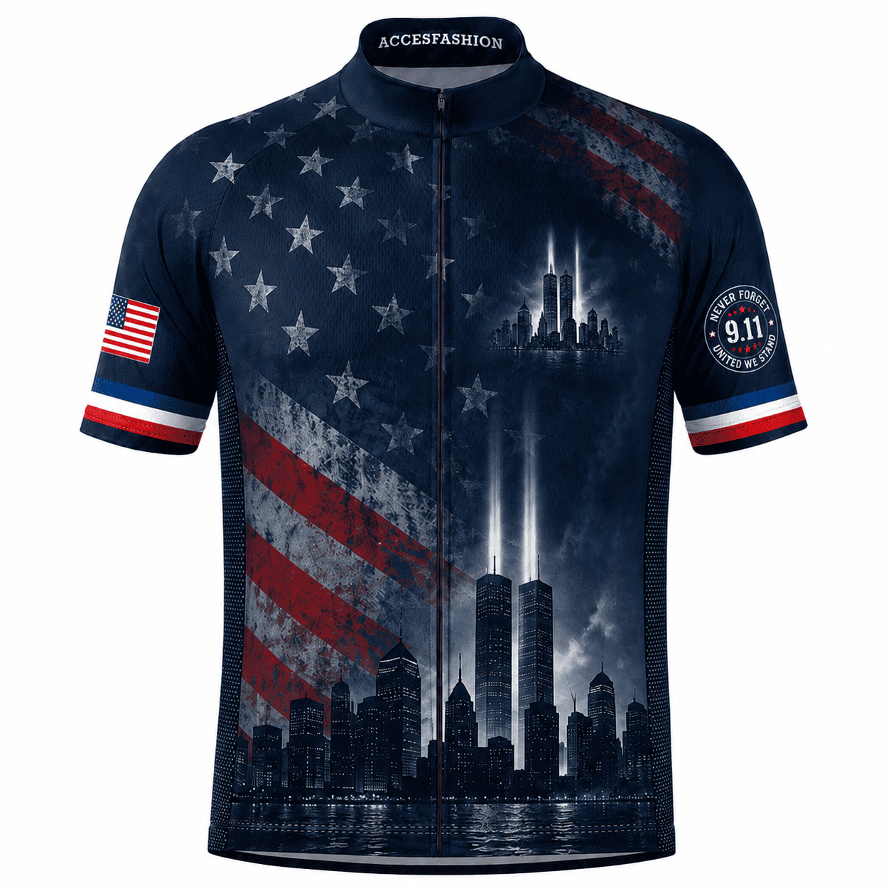Never Forget 9/11 25th Anniversary Memorial Cycling Kit