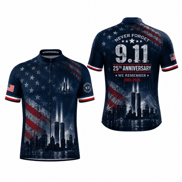 Never Forget 9/11 25th Anniversary Memorial Cycling Kit