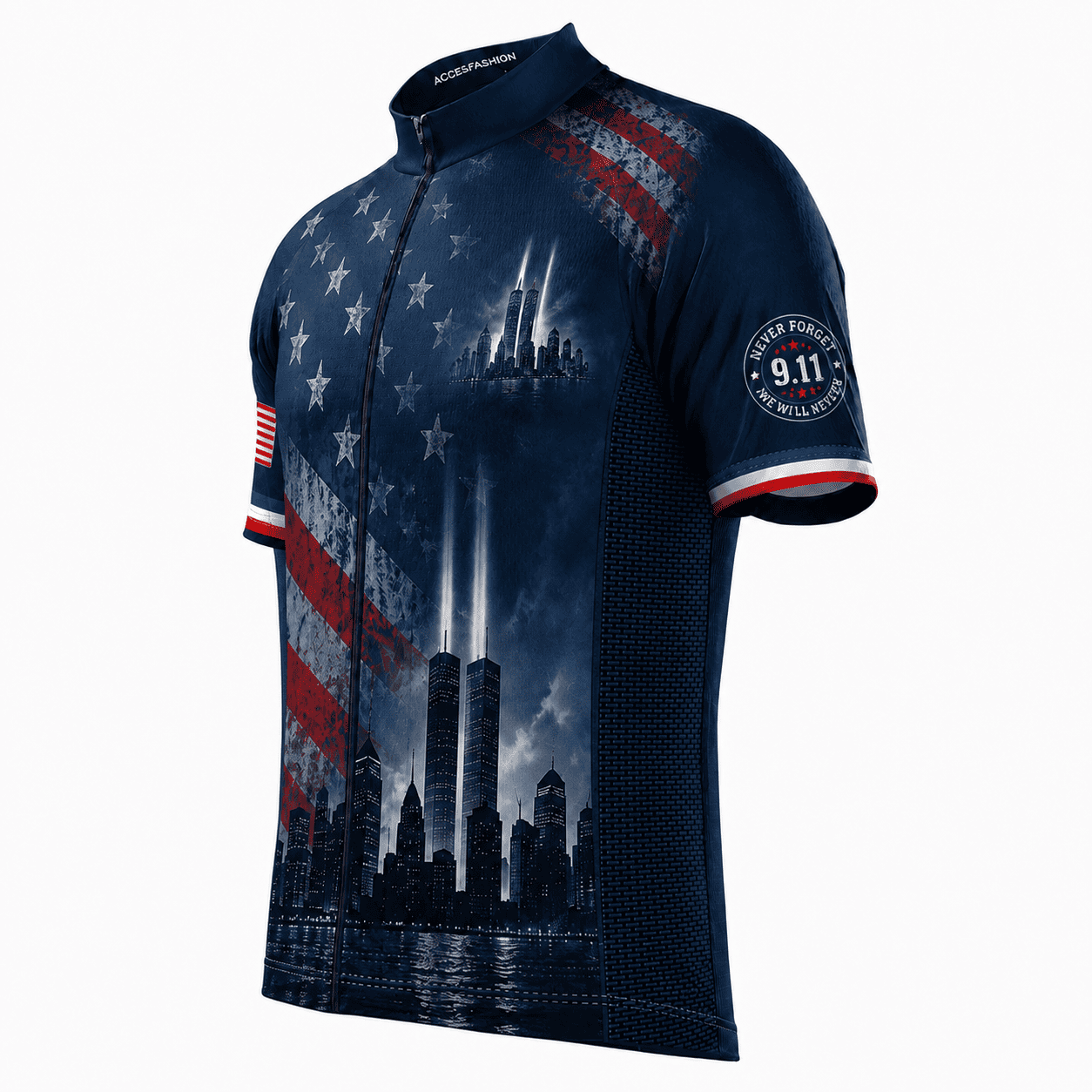 Never Forget 9/11 25th Anniversary Memorial Cycling Kit