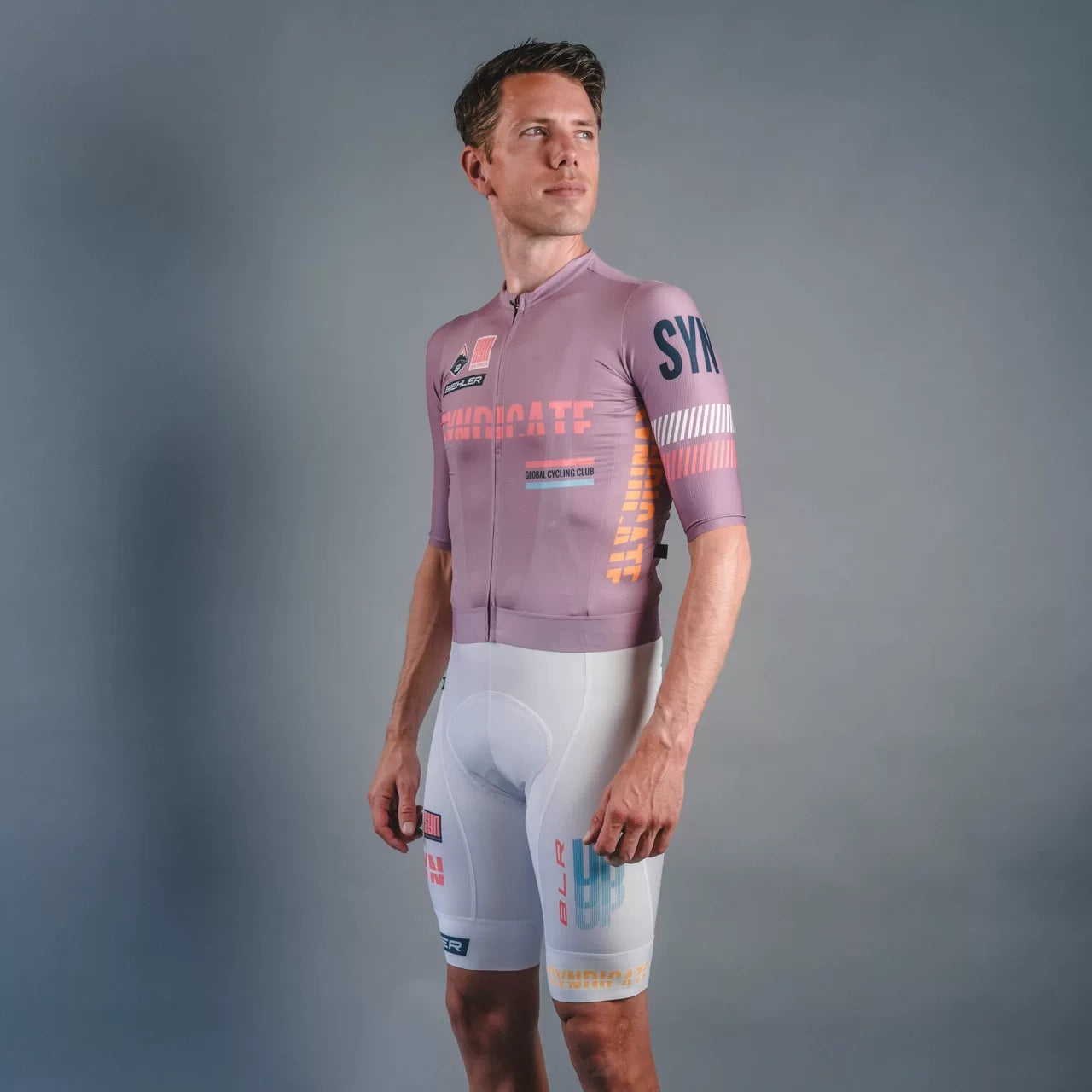 SYN25 New Men'S And Women'S Summer Road Bike & Mountain Bike High-Elasticity, Quick-Dry, Breathable Short-Sleeve Cycling Jersey