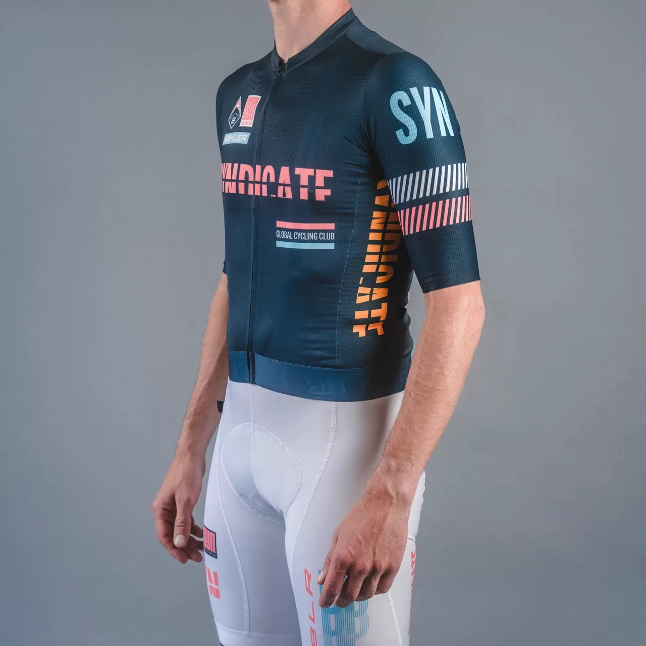 SYN25 New Men'S And Women'S Summer Road Bike & Mountain Bike High-Elasticity, Quick-Dry, Breathable Short-Sleeve Cycling Jersey