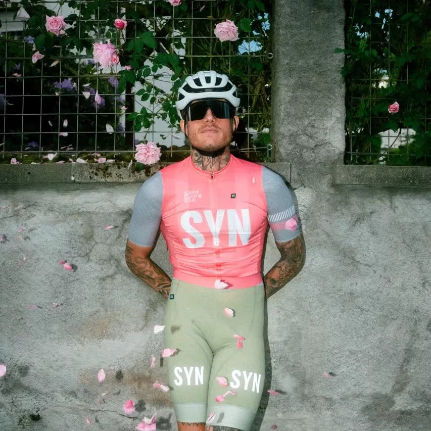 SYN Cycling Jersey Short Sleeve Men'S And Women'S Summer Road Bike Quick-Dry Breathable Professional Printed Cycling Jersey Set