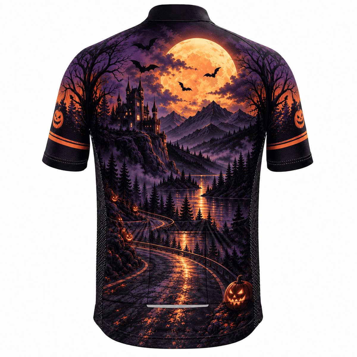 Personalized Halloween Witch Moon Cycling Jersey & Kit