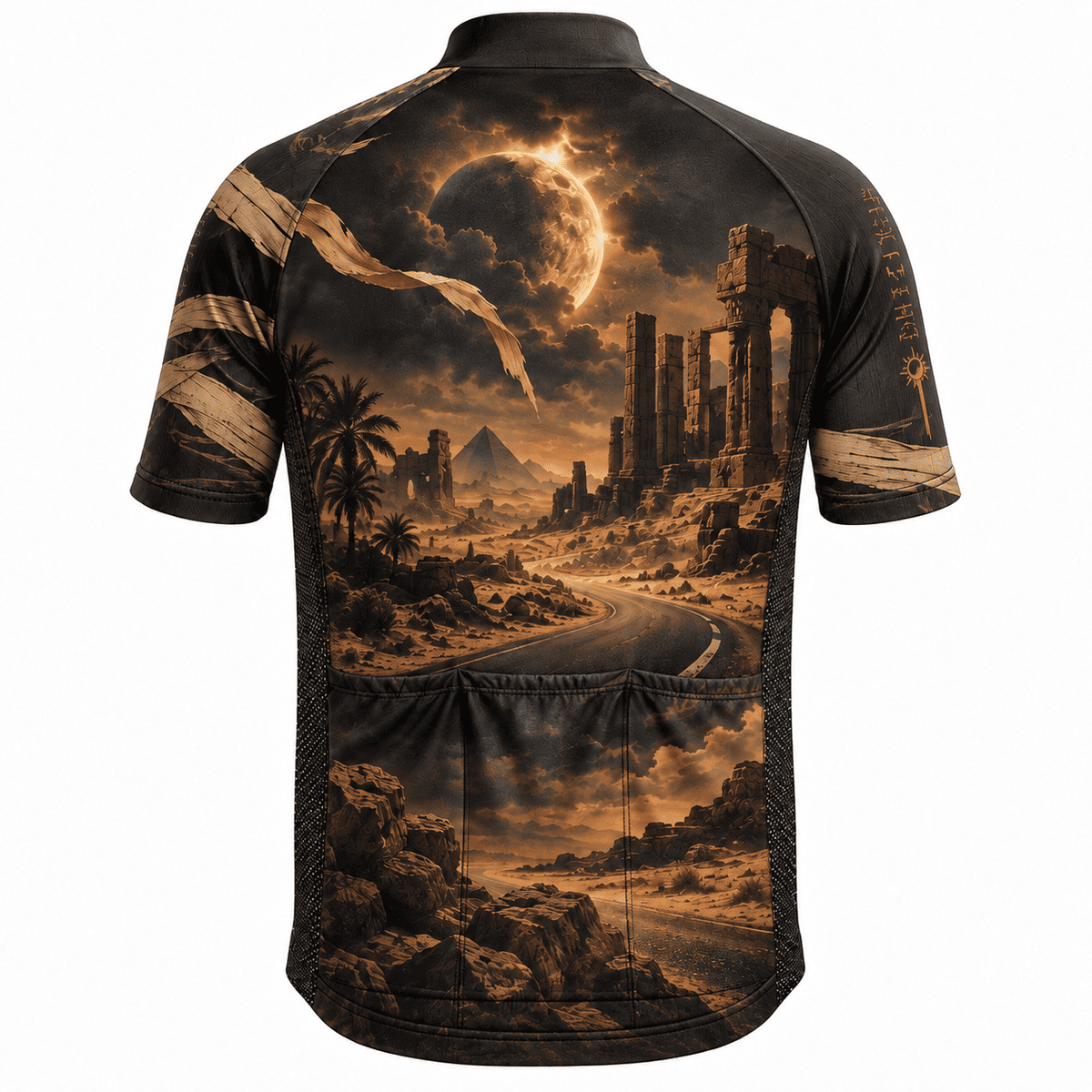 Personalized Mummy Rider Egyptian Desert Halloween Cycling Jersey & Kit