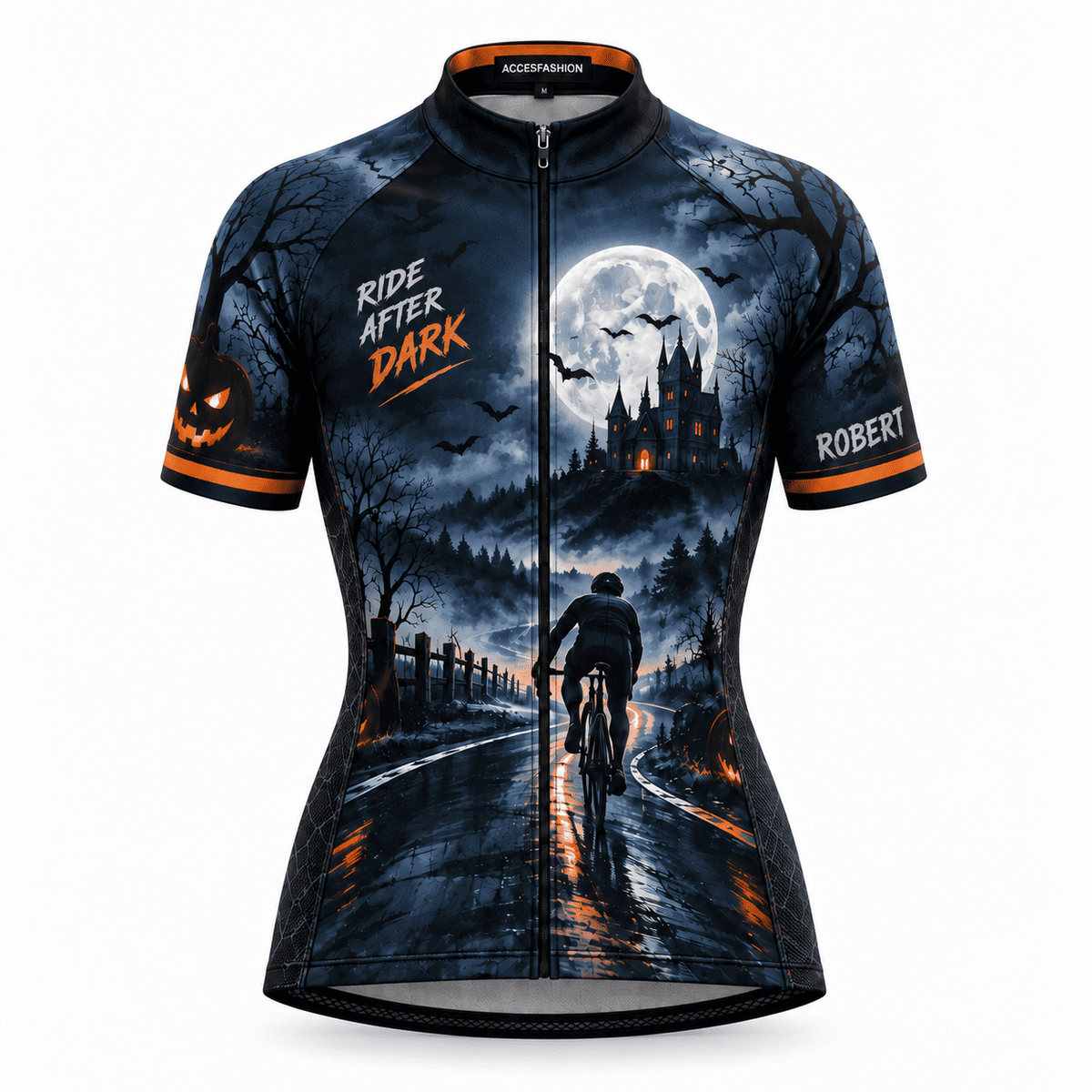 Personalized Ride After Dark Halloween Cycling Kit – Custom Name & Number