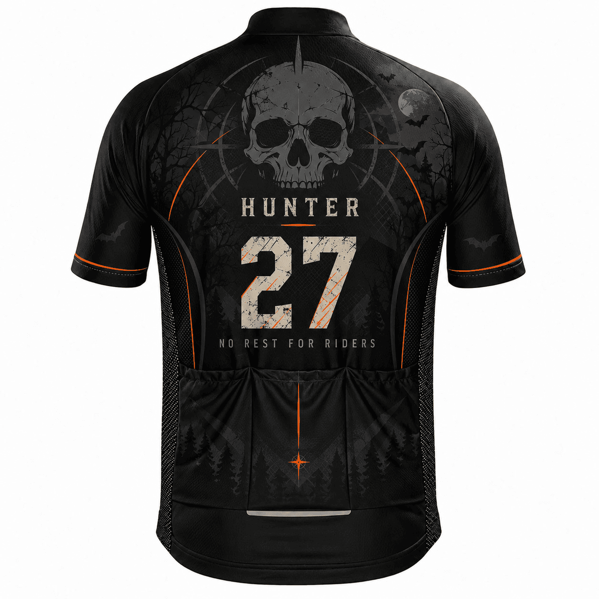 Personalized Ride After Dark Skeleton Cycling Jersey & Kit