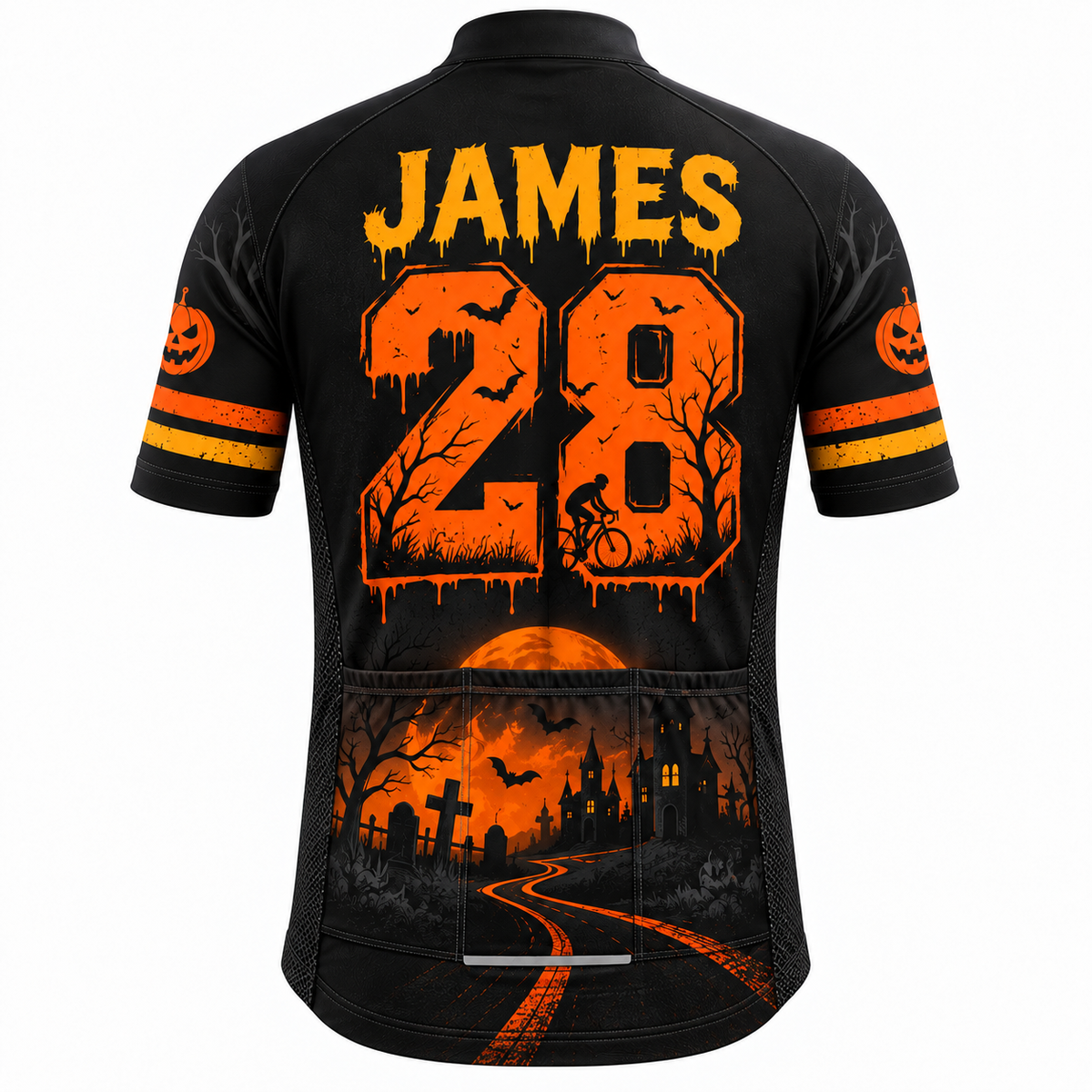 Personalized Trick or Ride Halloween Cycling Jersey & Kit